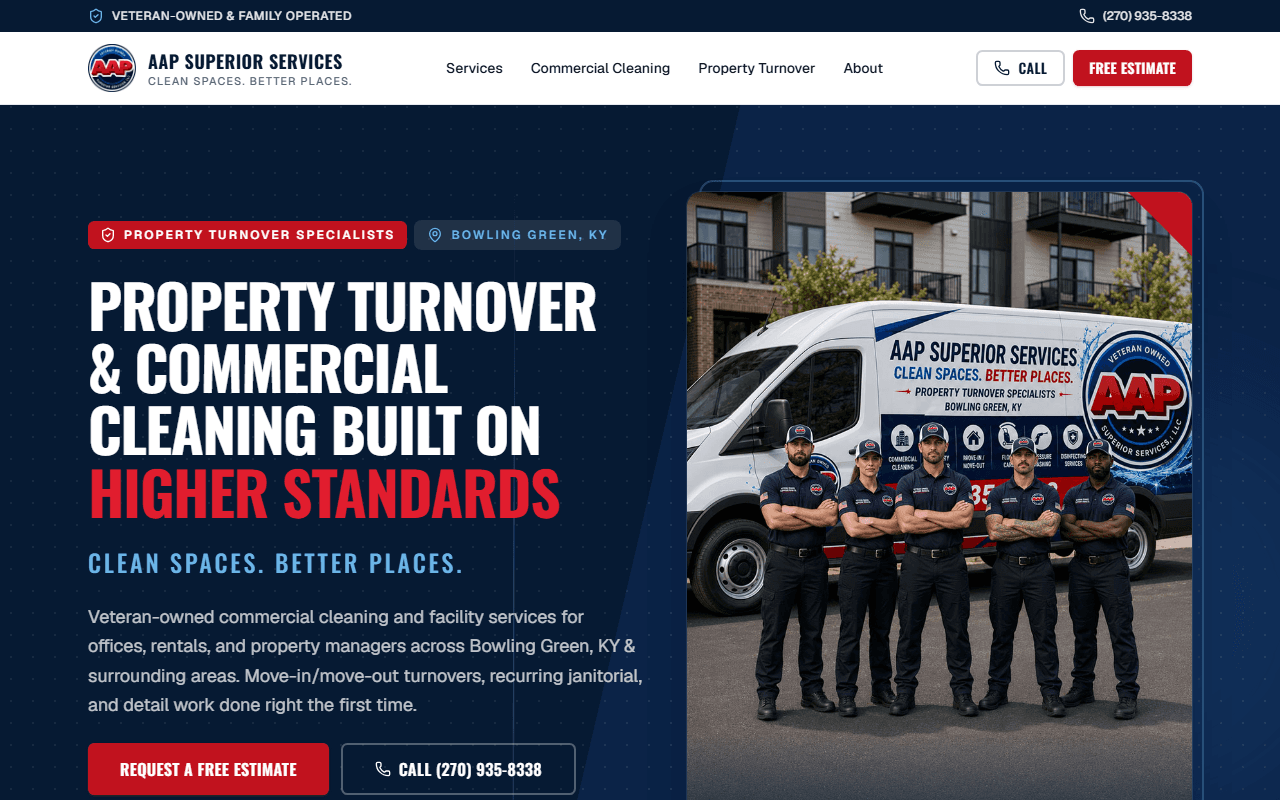 AAP Superior Services website